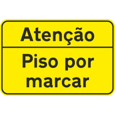 Atenção - Piso por marcar