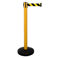 Poste com fita extensível