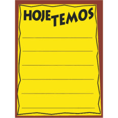 Quadros para mensagem (Hoje Temos)