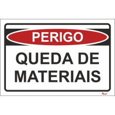 Perigo - Queda de materiais