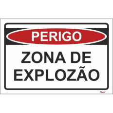 Perigo - Zona de explosão
