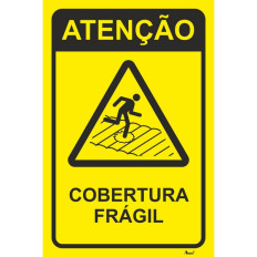 Perigo cobertura frágil