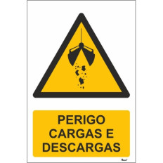 Perigo cargas e descargas