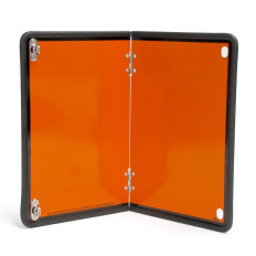 Painel laranja dobrável ADR (fixação dupla)