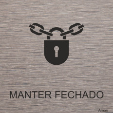 Manter fechado