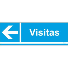 Visitas seta esquerda