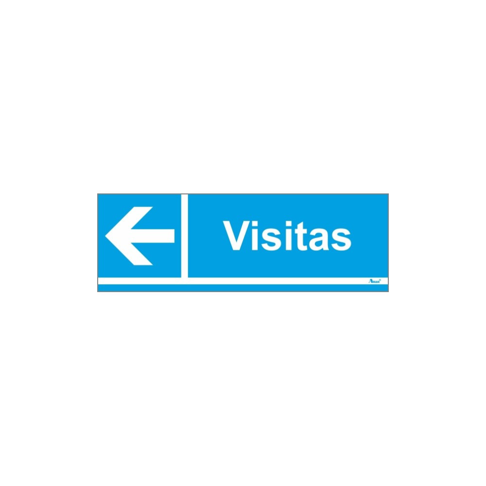 Visitas seta esquerda