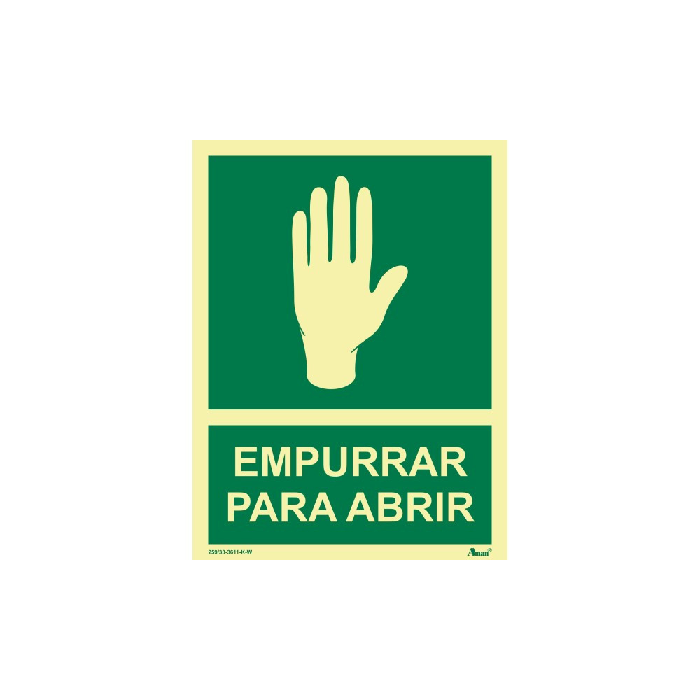Empurrar para abrir