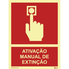 Ativação manual de extinção