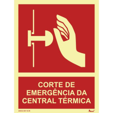 Corte de emergência da central térmica