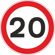 C13 - Proibição de exceder a velocidade máxima de 20 km/h