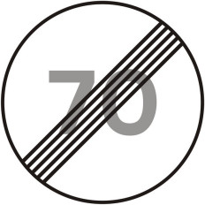 C20b - Fim da limitação de velocidade de 70 km/h