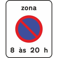 G2b - Zona de estacionamento proibido das 8 às 20h