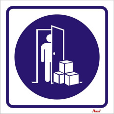 Obrigatório manter a passagem livre